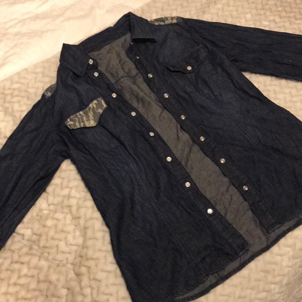 Fashion fake jean jacket... custom made!!